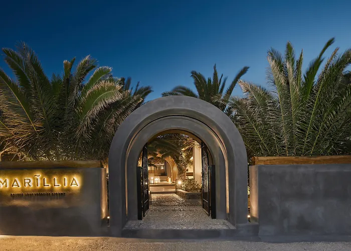 Marillia Village Lägenhetshotell Agios Georgios (Santorini)